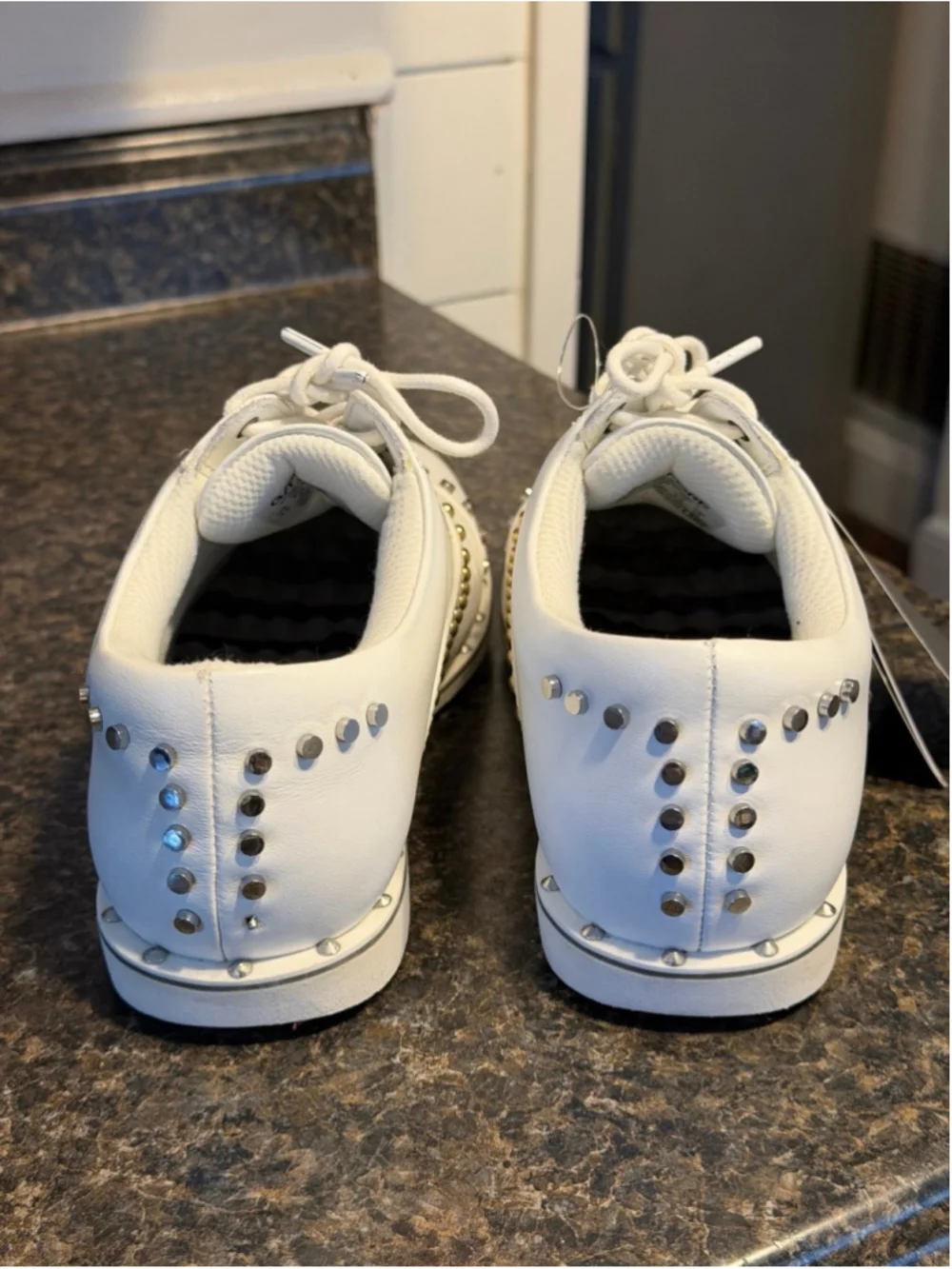 NWT G/Fore Ladies Welt Stud Gallivanter Golf Shoes White Women's 6.5